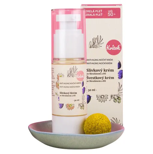 KVITOK Slivkový nočný krém pre zrelú pleť (50+) 30 ml