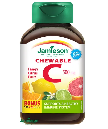 Jamieson Vitamín C 500 mg citrusové ovocie 120 tabliet