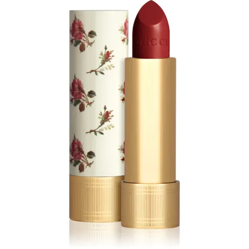 Gucci Gucci Beauty Rouge à Lèvres Voile lesklý rúž odtieň 502 Eadie Scarlet 3.5 g