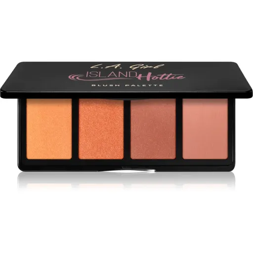 L.A. Girl Cosmetics Fanatic paleta líceniek odtieň Island Hottie 4x4 g