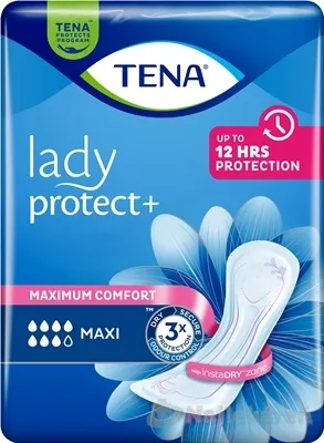 TENA Lady Protect+ Maxi inkontinenčné vložky 6ks