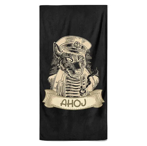 Osuška Vlčí kapitán – čierna