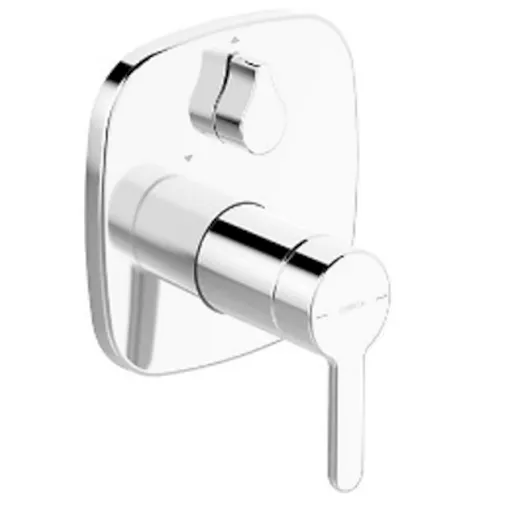 Hansa Designo sprchová a vaňová batéria bez podomietkového telesa chróm 81119593