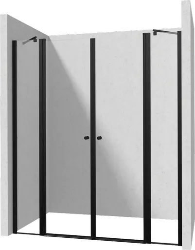 DEANTE/S - Sprchové dvere dvojité výklopné 100x100 KTSUN43P+KTSUN43P KERRIA/0153