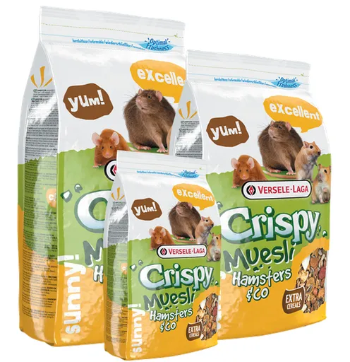 Versele Laga Crispy Muesli Hamsters & Co - škrečok, potkan, myš 400g
