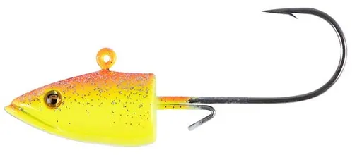 Fox rage jigová hlavička eel head tiger - 3 ks 3 /0 21 g