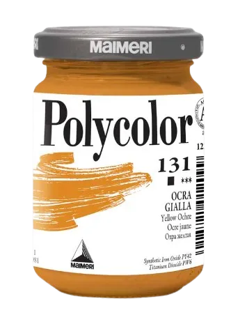 MAIMERI POLYCOLOR - Jemné vinylové farby 131 - yellow ochre, 140 ml
