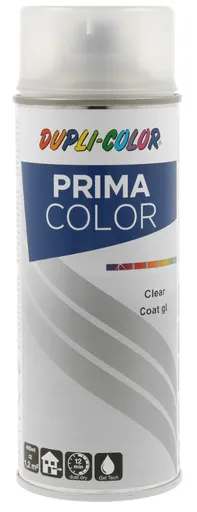 PRIMA - Bezfarebný akrylový lak v spreji (bezfarebný lesklý, 0,4 L)