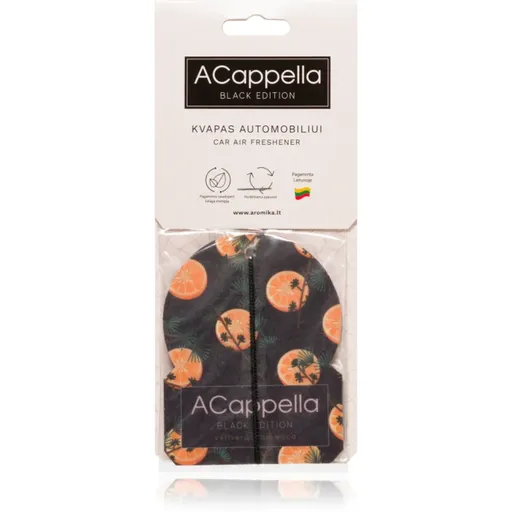 ACappella Black Edition Vetiver osviežovač vzduchu 1 ks