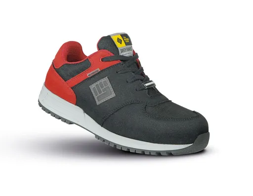 GRAFFITI ESD S3 SRC poltopánok 39 čier/červ