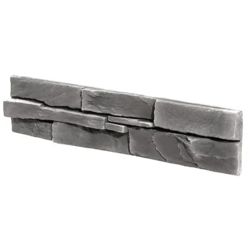 Stones Bedrock kamenný obklad graphite 11,7x55 cm BEDROCKGF