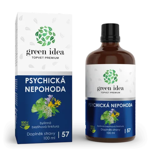 Psychická nepohoda - bezliehová tinktúra 100 ml - Green idea