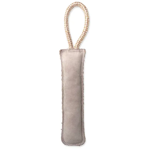 Hračka Dog Fantasy Dura-fused obušok pískací, koža a juta 38cm