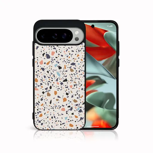 MY ART Ochranný kryt pre Google Pixel 9 Pro BEIGE TERRAZZO (162)