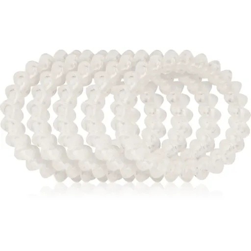 Brushworks Wonder Bobble gumičky do vlasov Clear 5 ks