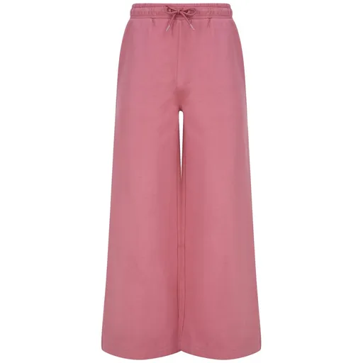 SF (Skinnifit) Dámske tepláky so širokými nohavicami - Staroružová | XL