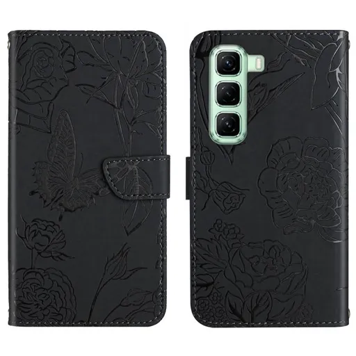 ART BLOSSOM Peňaženkový obal pre Infinix Hot 50 Pro čierny