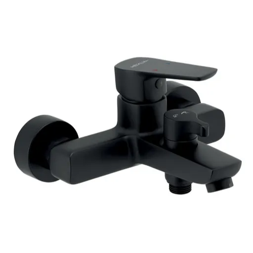 Vaňová batéria Novaservis Metalia 58 bez sprchového setu 150 mm čierna 58020/1,5