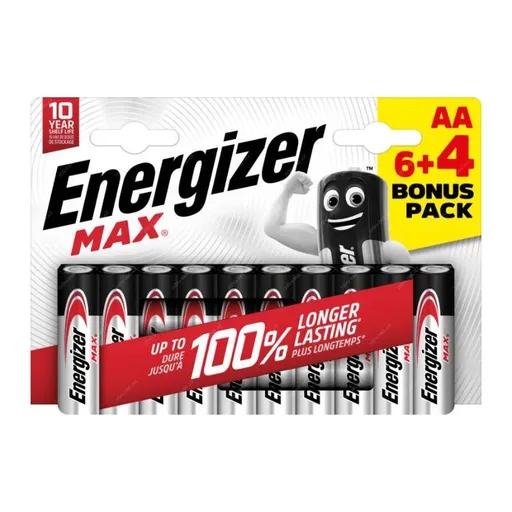 Energizer LR6/10 Max AA 6+4 zadarmo