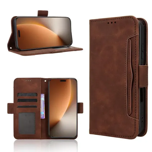 SLOT Peňaženkový obal pre Honor Magic8 Pro hnedý