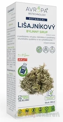 AVROPA Lišajníkový bylinný sirup na imunitu 200ml