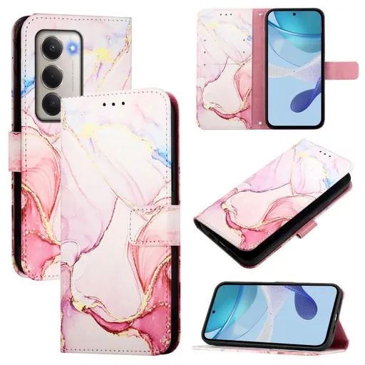 ART MARBLE Peňaženkový kryt pre Xiaomi Redmi 15 / Redmi 15 5G ROSE GOLD