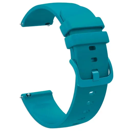 SILICONE Univerzálny remienok pre smart hodinky - šírka 18mm svetlomodrý