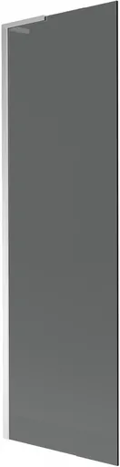 MEXEN/S - Next L vaňová zástena FIX 60 x 150, grafit, chróm 895-060-000-03-40-01