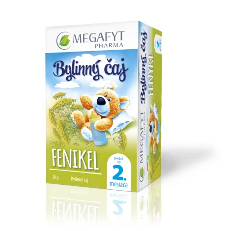 MEGAFYT Bylinný čaj FENIKEL pre deti od 2. mesiaca, 20x1,5 g (30 g)