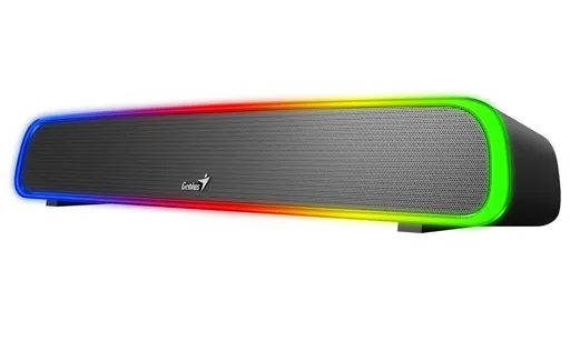 GENIUS reproduktory USB SoundBar 200BT / Bluetooth / 3, 5 "jack / 4W / RGB / čierna