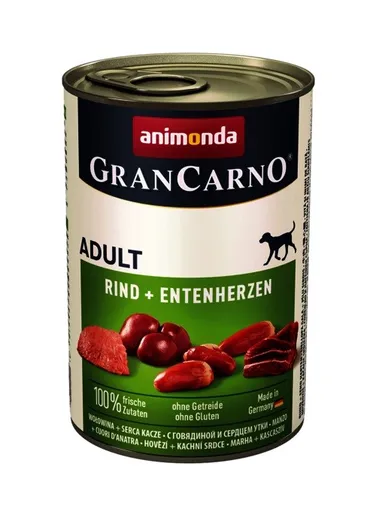 Konzerva Animonda Gran Carno Adult hovädzie a kačacie srdce 400g