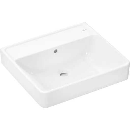 Hansgrohe Xanuia Q umývadlo 55x48 cm bez otvoru pre batériu, s prepadom 60235450