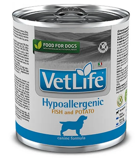 Farmina Vet Life dog hypoallergenic fish & potato konzerva pre psy 300 g