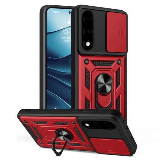 RING CAMERA Kryt s držiakom pre OnePlus Nord 5 5G červený