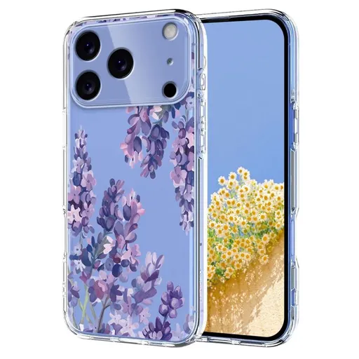 ART TPU Ochranný obal pre Apple iPhone 17 Pro WISTERIA