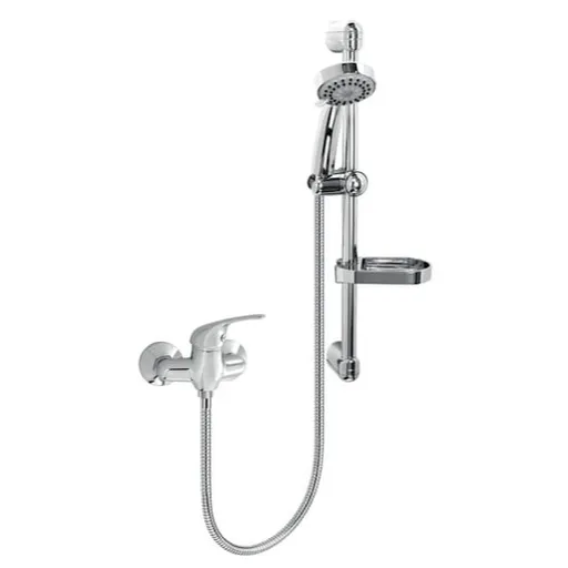 Sprchová batéria Novaservis Titania Iris so sprchovacím setom 100 mm chróm 92064KIT,0