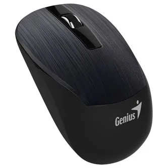Genius Myš NX-7015 31030019412, 1600DPI, 2.4 [GHz], optická, 3tl., bezdrátová USB, černá, 1 ks AA