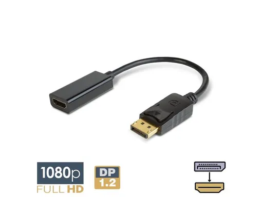 Adaptér DELIGHT 20337 HDMI/DisplayPort 0,25 m