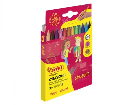 JOVI PLASTICOLOR - Guľaté voskovky 12 ks