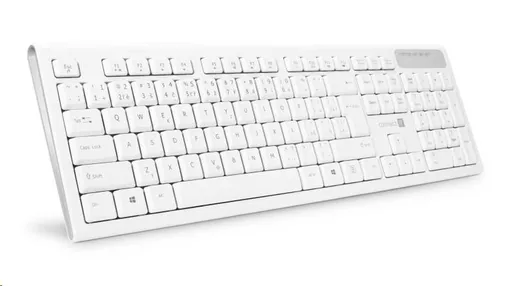 CONNECT IT Multimediálna bezdrôtová klávesnica, (+2x AAA batérie zadarmo), CZ + SK verzia, biela