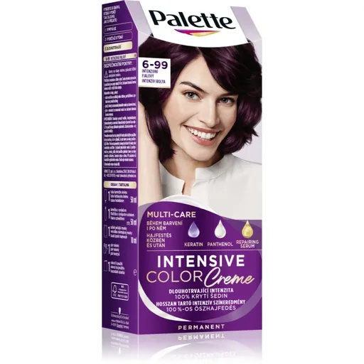 Schwarzkopf Palette Intensive Color Creme permanentná farba na vlasy odtieň 6-99 (V5) Intense Violet 1 ks