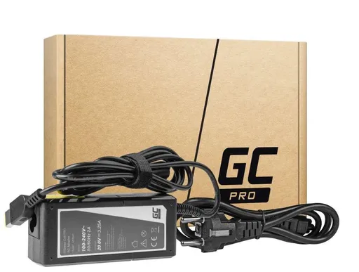 Green Cell PRO Charger / AC adaptér 20V 3.25A 65W for Lenovo B50-80 G50 G50-30 V130-15IKB V310-15IKB IdeaPad S500 ThinkPad S540