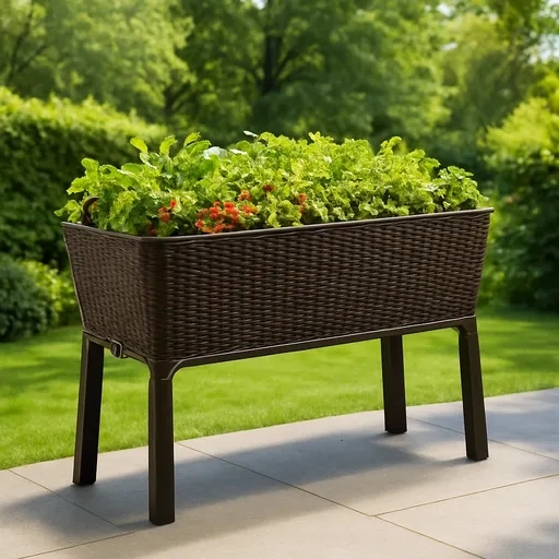 KETER Kvetináč SIMPLE GROW | hnedá