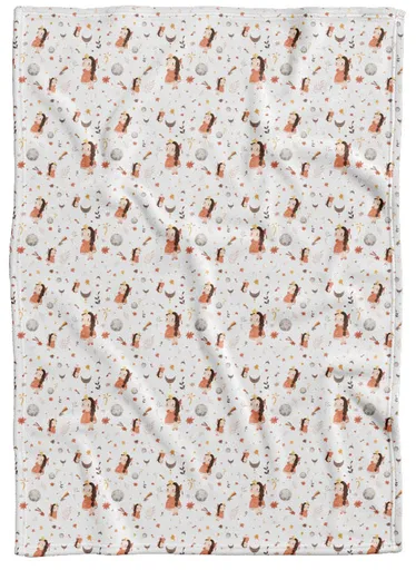 Deka Znamenie watercolor Panna (23.8. - 22.9.)  (Podšitie baránkom: NE)