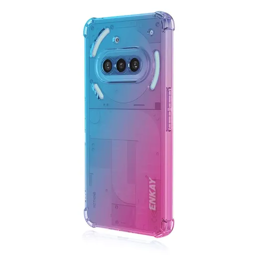ENKAY GRADIENT Ochranný kryt pre Nothing Phone (3a) BLUE PINK