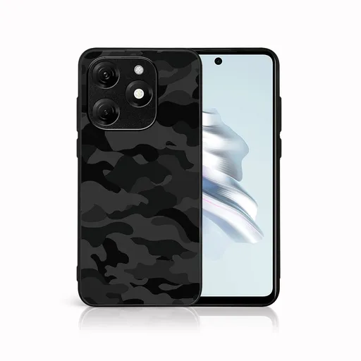 MY ART Ochranný kryt pre Tecno Spark 20 BLACK CAMO (234)