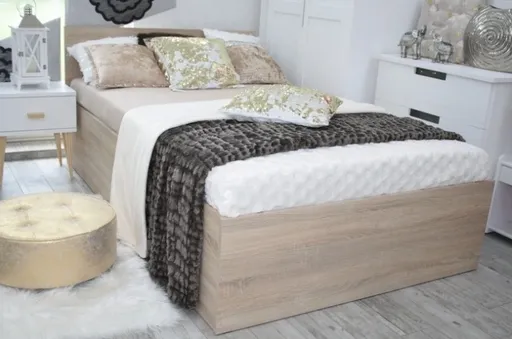 Elvisia Manželská posteľ DESA s roštom | 180 x 200 cm Farba: dub sonoma