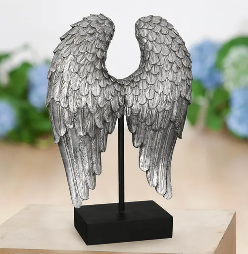 Gilde Dekorace Křídla, stříbrná barva