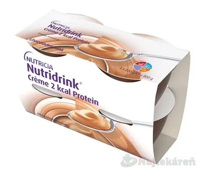 Nutridrink Crème 2 kcal Protein s čokoládovou príchuťou 24x200 g