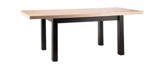 Signal Jedálenský stôl PRESTO | dub artisan / čierna